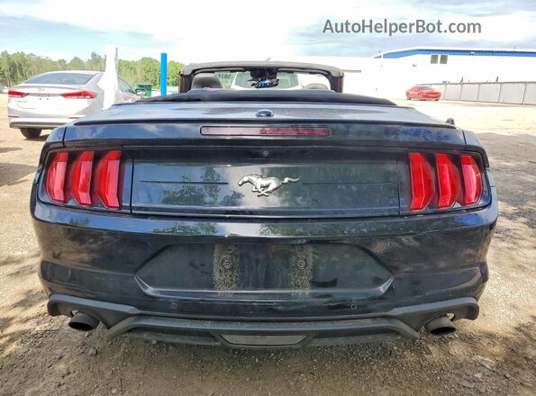 1FATP8UH5N5114146 2022 FORD MUSTANG Black Rear view