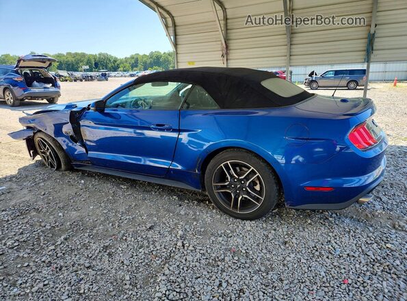 1FATP8UH6J5155380 2018 FORD MUSTANG Blue Rear left