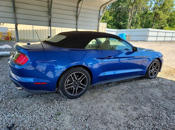 1FATP8UH6J5155380 2018 FORD MUSTANG Blue Rear right