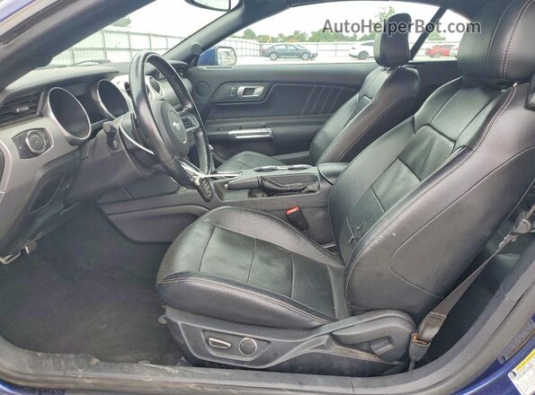 1FATP8UH6K5148978 2019 FORD MUSTANG Blue Սալոնի դիմացի տեսք