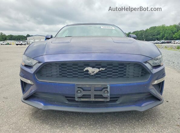 1FATP8UH6K5148978 2019 FORD MUSTANG Blue Դիմացի տեսք