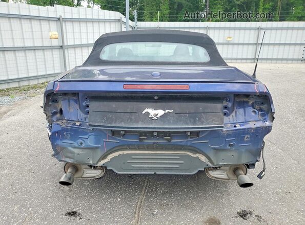 1FATP8UH6K5148978 2019 FORD MUSTANG Blue Հետևի տեսք