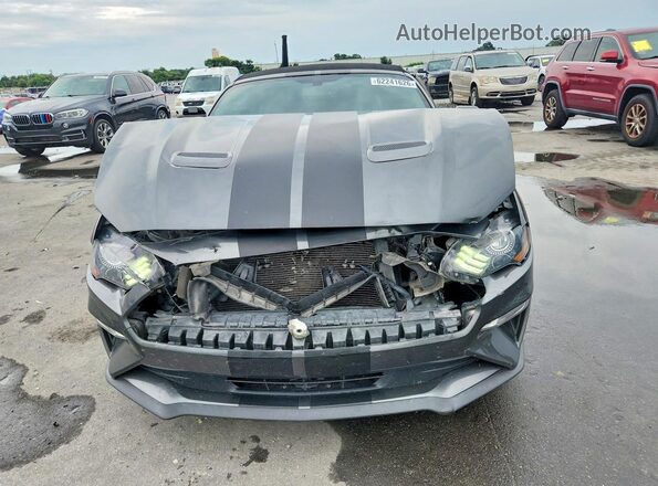 1FATP8UH6K5151573 2019 FORD MUSTANG Gray Front view