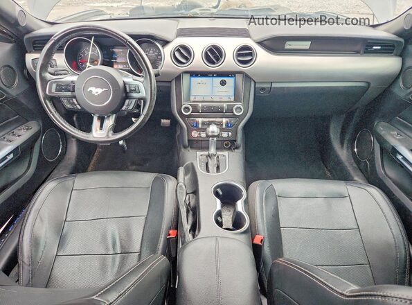 1FATP8UH6K5151573 2019 FORD MUSTANG Gray Dashboard view