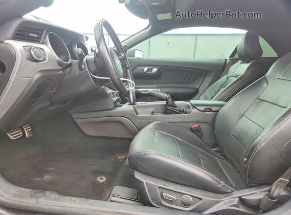 1FATP8UH6K5151573 2019 FORD MUSTANG Gray Front interior view