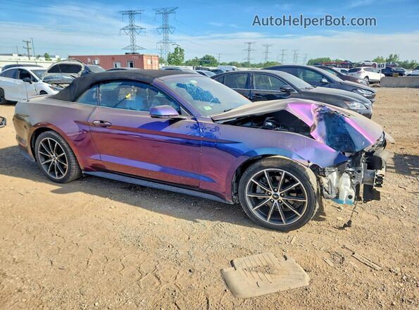 1FATP8UH6K5178871 2019 FORD MUSTANG Фиолетовый Передняя правая четверть