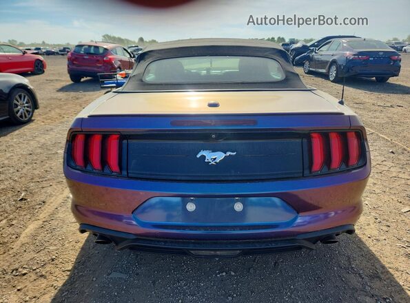 1FATP8UH6K5178871 2019 FORD MUSTANG Фиолетовый Вид сзади