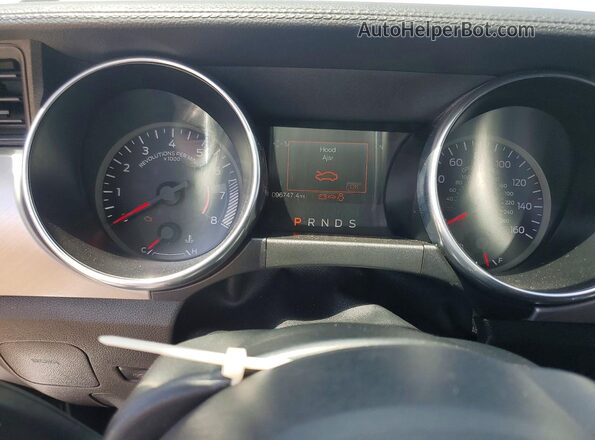 1FATP8UH6L5125962 2020 FORD MUSTANG Серебряный Вид щитка приборов