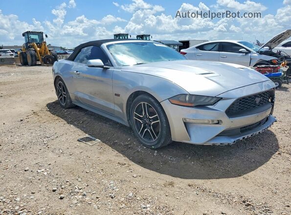 1FATP8UH6L5125962 2020 FORD MUSTANG Серебряный Передняя правая четверть