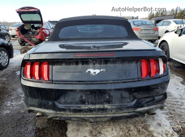 1FATP8UH6L5148481 2020 FORD MUSTANG Black Widok z tyłu