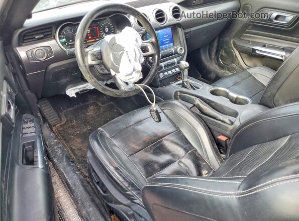 1FATP8UH6L5148481 2020 FORD MUSTANG Black Widok deski rozdzielczej