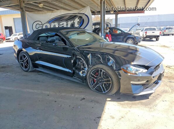1FATP8UH6M5121248 2021 FORD MUSTANG Black Передня права чверть