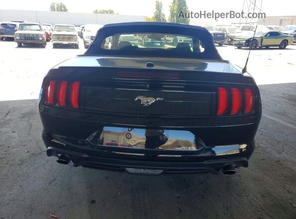 1FATP8UH6M5121248 2021 FORD MUSTANG Black Вид ззаду