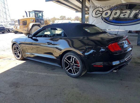 1FATP8UH6M5121248 2021 FORD MUSTANG Black Задня ліва чверть