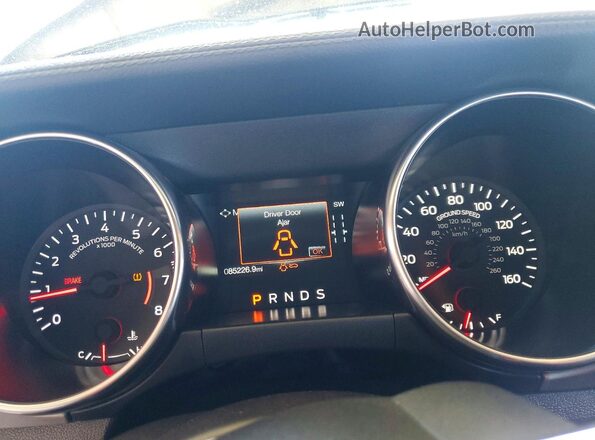 1FATP8UH6M5121248 2021 FORD MUSTANG Black Вид щитка приладів