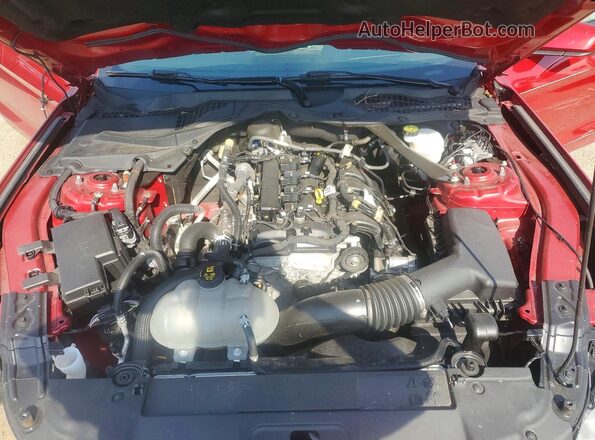 1FATP8UH6M5154377 2021 FORD MUSTANG Burgundy Vista interior trasera