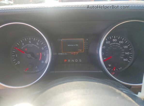 1FATP8UH6M5154377 2021 FORD MUSTANG Burgundy Vista del cuadro de instrumentos