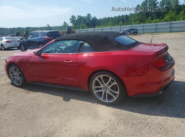 1FATP8UH6M5154377 2021 FORD MUSTANG Burgundy Trasero izquierdo