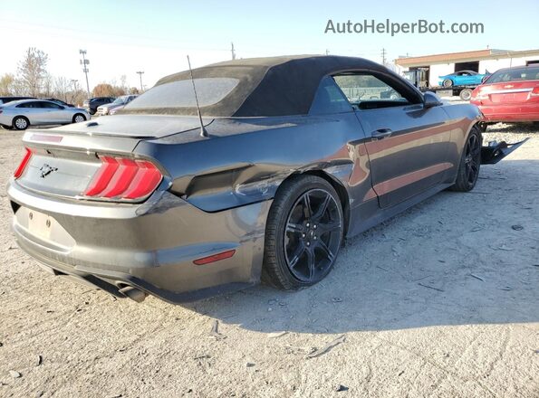 1FATP8UH7J5124249 2018 FORD MUSTANG Серый Задняя правая четверть