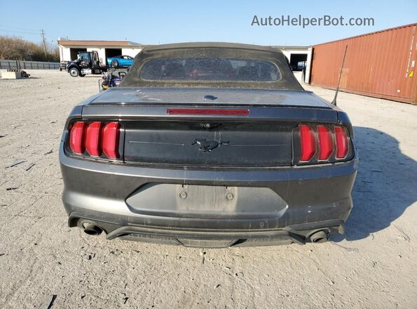 1FATP8UH7J5124249 2018 FORD MUSTANG Серый Вид сзади