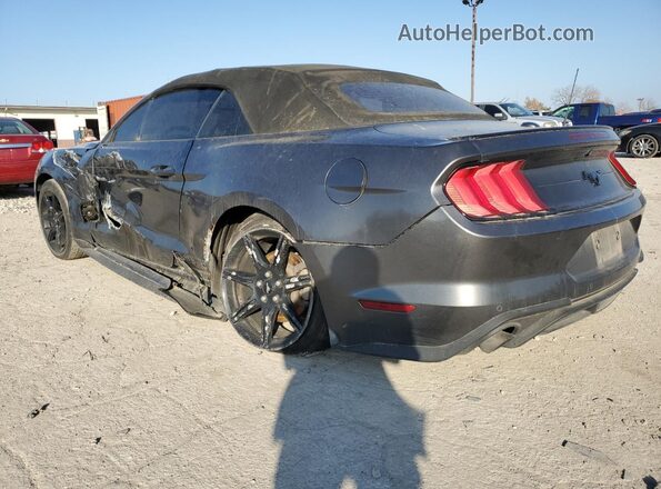 1FATP8UH7J5124249 2018 FORD MUSTANG Серый Задняя левая четверть