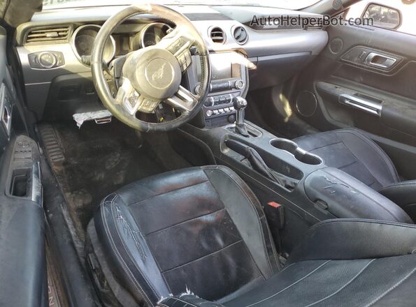 1FATP8UH7J5124249 2018 FORD MUSTANG Серый Вид панели приборов