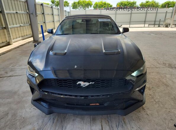 1FATP8UH7M5101204 2021 FORD MUSTANG Black Դիմացի տեսք