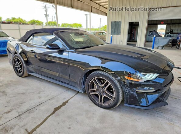 1FATP8UH7M5101204 2021 FORD MUSTANG Black Առջևի աջ