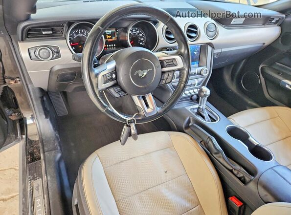 1FATP8UH7M5101204 2021 FORD MUSTANG Black Առջևի վահանակի տեսք
