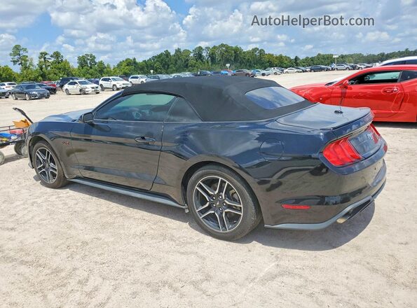 1FATP8UH7N5105397 2022 FORD MUSTANG Черный Задняя левая четверть