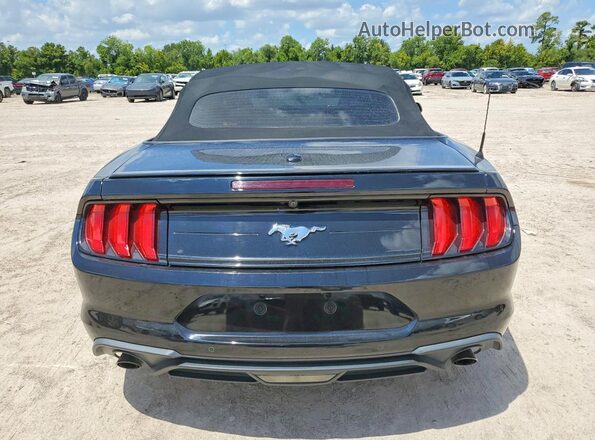 1FATP8UH7N5105397 2022 FORD MUSTANG Черный Вид сзади