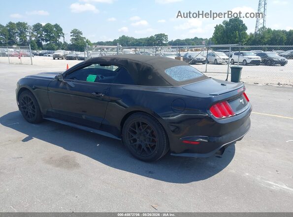 1FATP8UH8G5300024 2016 FORD MUSTANG Black Trasero izquierdo