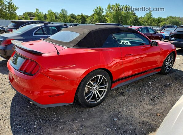 1FATP8UH8H5278575 2017 FORD MUSTANG Red Trasero derecho