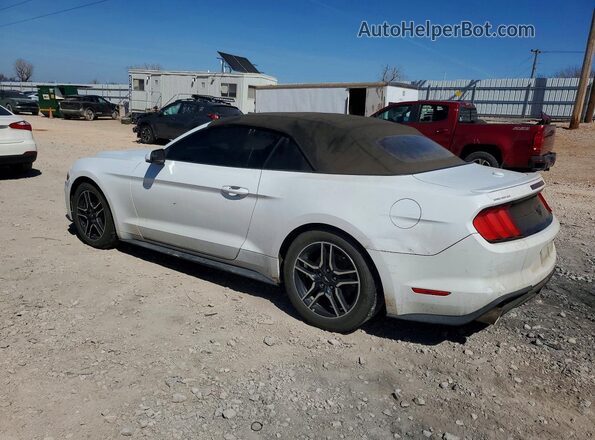 1FATP8UH8J5133395 2018 FORD MUSTANG White Հետևի ձախ