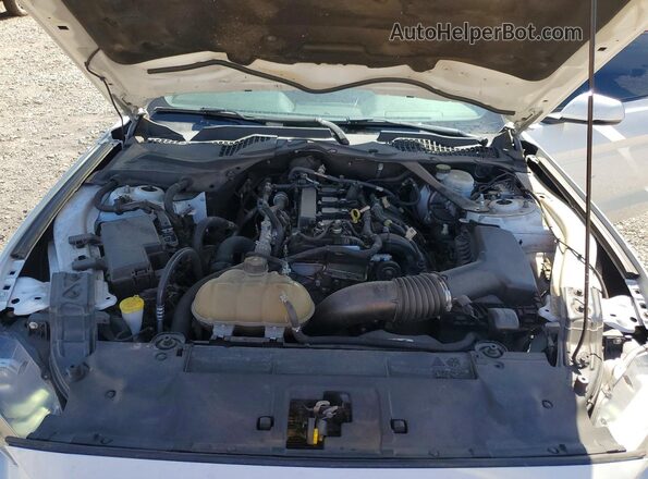 1FATP8UH8J5133395 2018 FORD MUSTANG White Սալոնի հետևի տեսք