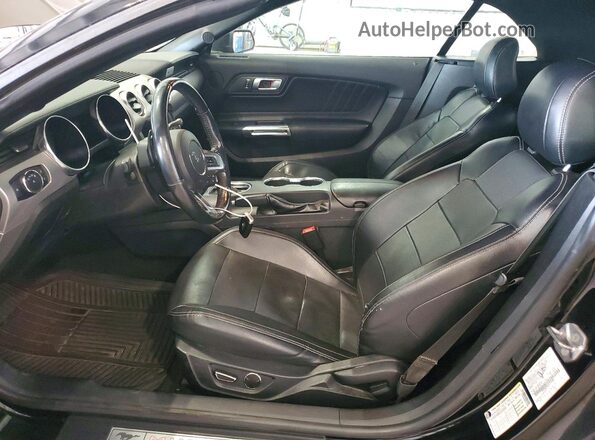 1FATP8UH8J5133400 2018 FORD MUSTANG Черный Вид панели приборов