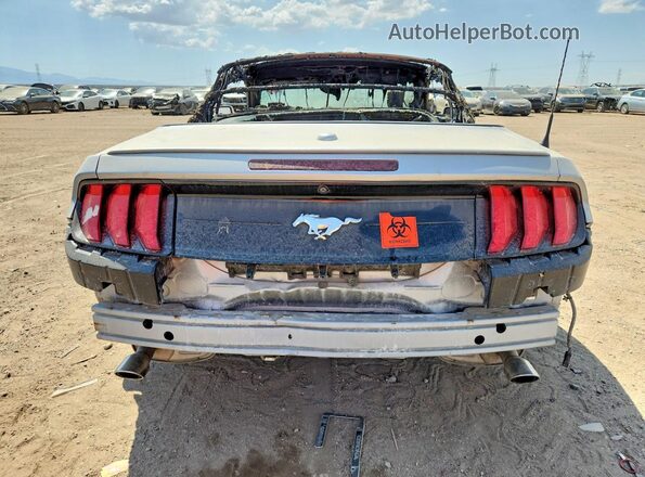 1FATP8UH8L5139510 2020 FORD MUSTANG Silver Widok z tyłu