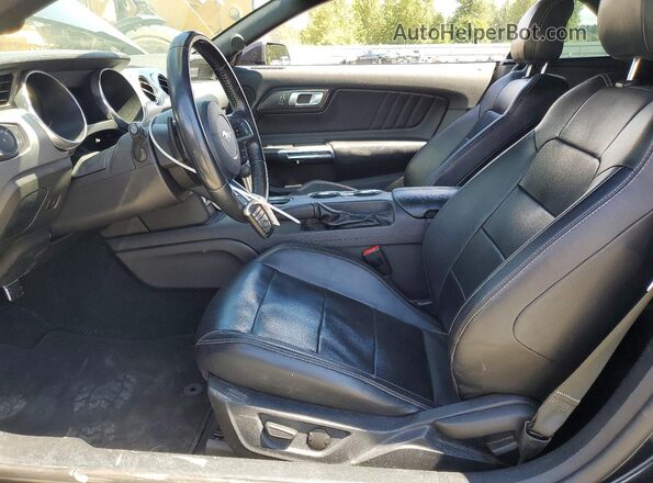 1FATP8UH8M5109473 2021 FORD MUSTANG Black Սալոնի դիմացի տեսք