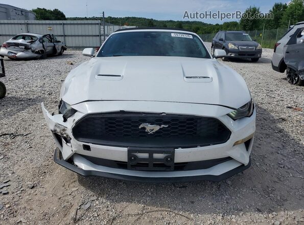 1FATP8UH8M5124958 2021 FORD MUSTANG White Դիմացի տեսք