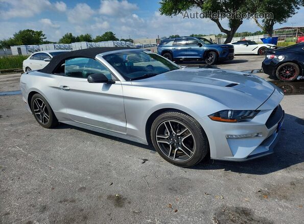 1FATP8UH9K5148599 2019 FORD MUSTANG Silver Delantero derecho