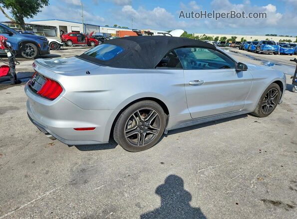 1FATP8UH9K5148599 2019 FORD MUSTANG Silver Trasero derecho