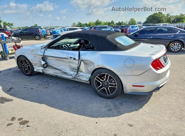 1FATP8UH9K5148599 2019 FORD MUSTANG Silver Trasero izquierdo