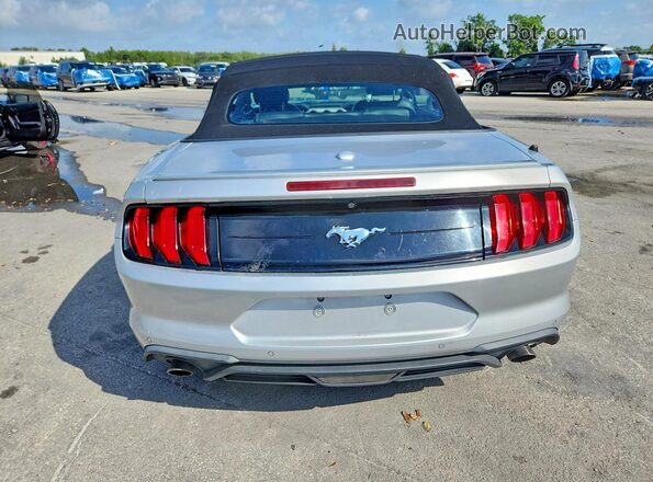 1FATP8UH9K5148599 2019 FORD MUSTANG Silver Vista trasera