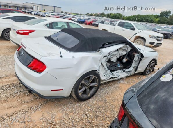 1FATP8UH9L5113580 2020 FORD MUSTANG Белый Задняя правая четверть