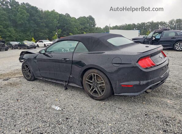 1FATP8UH9L5134977 2020 FORD MUSTANG Черный Задняя левая четверть
