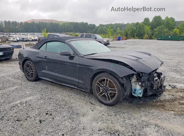 1FATP8UH9L5134977 2020 FORD MUSTANG Черный Передняя правая четверть