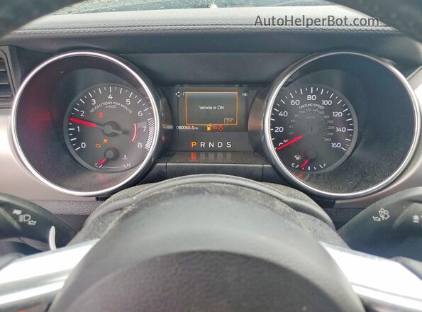 1FATP8UH9L5134977 2020 FORD MUSTANG Черный Вид щитка приборов