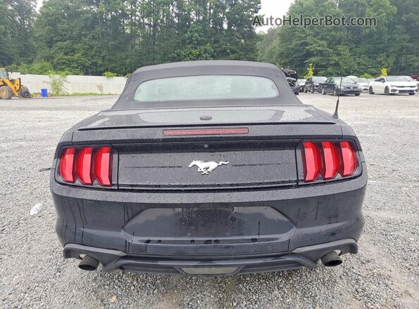 1FATP8UH9L5134977 2020 FORD MUSTANG Черный Вид сзади