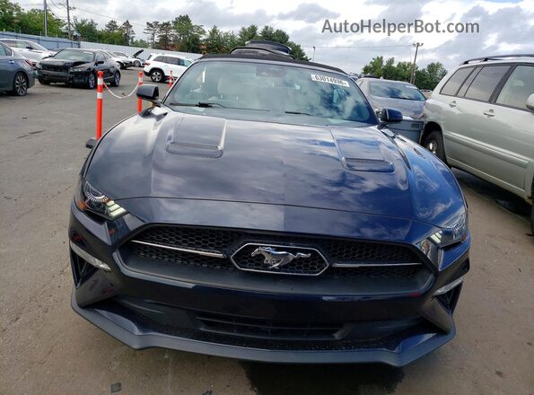 1FATP8UH9M5135631 2021 FORD MUSTANG Черный Вид спереди