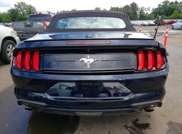 1FATP8UH9M5135631 2021 FORD MUSTANG Черный Вид сзади